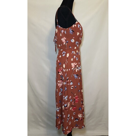 HUTCH Declan Floral Sleeveless Square Neck Knee Length Cami Dress Size 4 - Picture 6 of 12